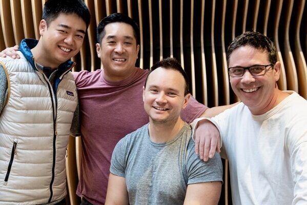 From left to right, k-ID Co-Founders: Timothy Ma, Jeff Wu, Kieran Donovan and Julian Corbett