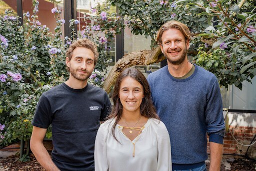 Corma Co-Founders: (from left to right) Samuel Bismut, Héloïse Rozès, & Nikolai Fomm